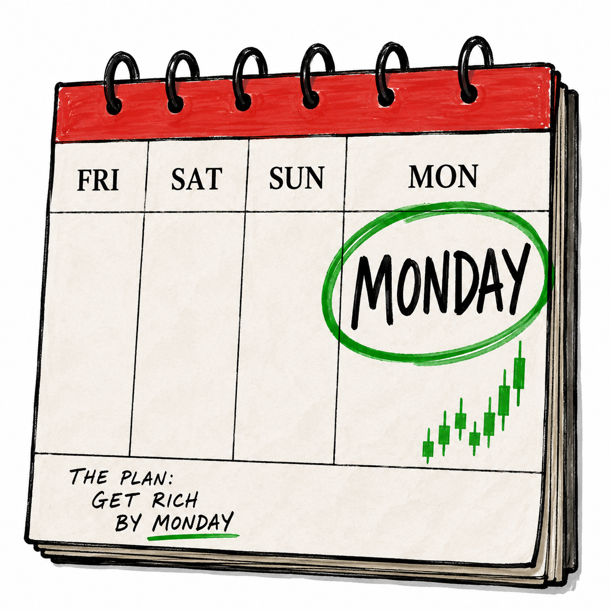 Millionaire by Monday Calendar